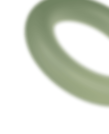 Green donut illustration